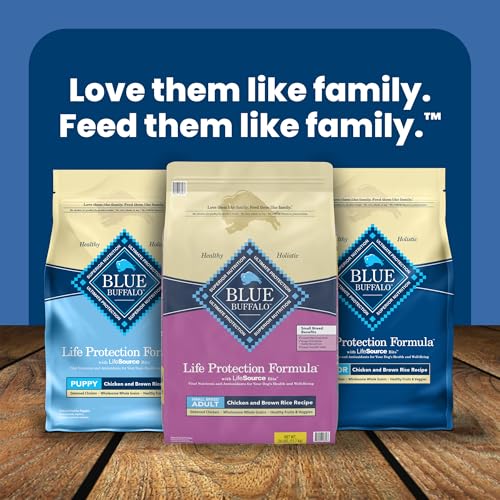 Blue Buffalo Life Protection Formula Natural Adult Small Breed Dry Dog Food, Chicken and Brown Rice 5-lb Trial Size Bag