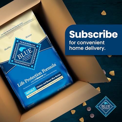 Blue Buffalo Life Protection Formula Natural Adult Dry Dog Food, Chicken and Brown Rice 5-lb Trial Size Bag