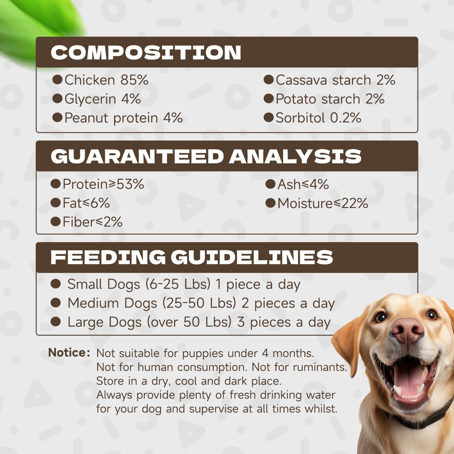 KUADELRO Chicken Jerky Dog Treats, Real Chicken Strips Dog Training Treats Soft Rawhide-Free Chews Healthy Snacks for Small Medium Large Breed 10.54oz