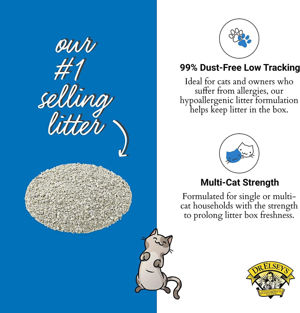 Dr. Elsey's Ultra UnScented Clumping Clay Cat Litter 40 lb. Bag