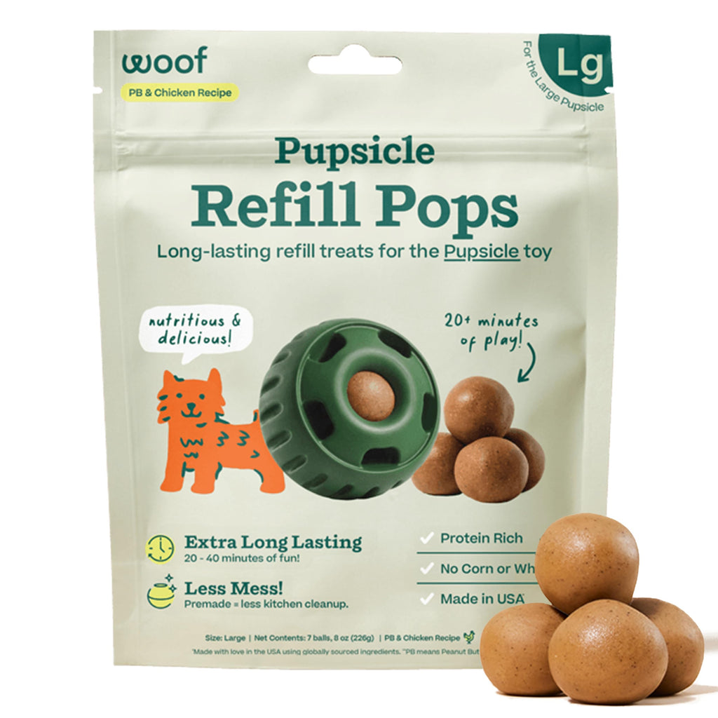 Woof Pupsicle Pops - Premade Long Lasting Dog Pupsicle Pop Treats