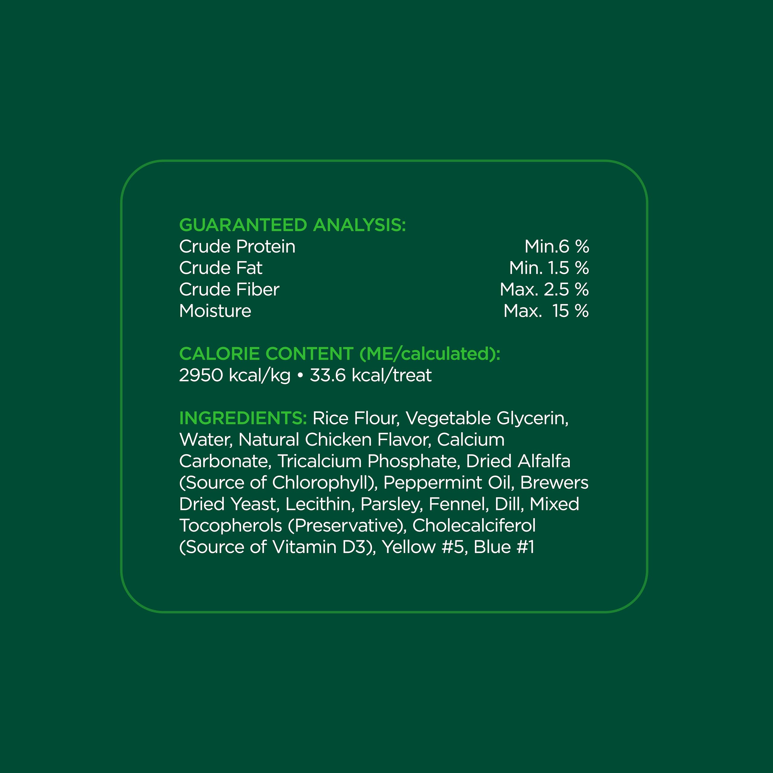 Minties Dental Chews for Dogs, 40 Count, Vet-Recommended Mint-Flavored Treats for Tiny/Small Dogs 5-24 lbs, Dental Bones Clean Teeth, Fight Bad Breath, and Removes Plaque and Tartar