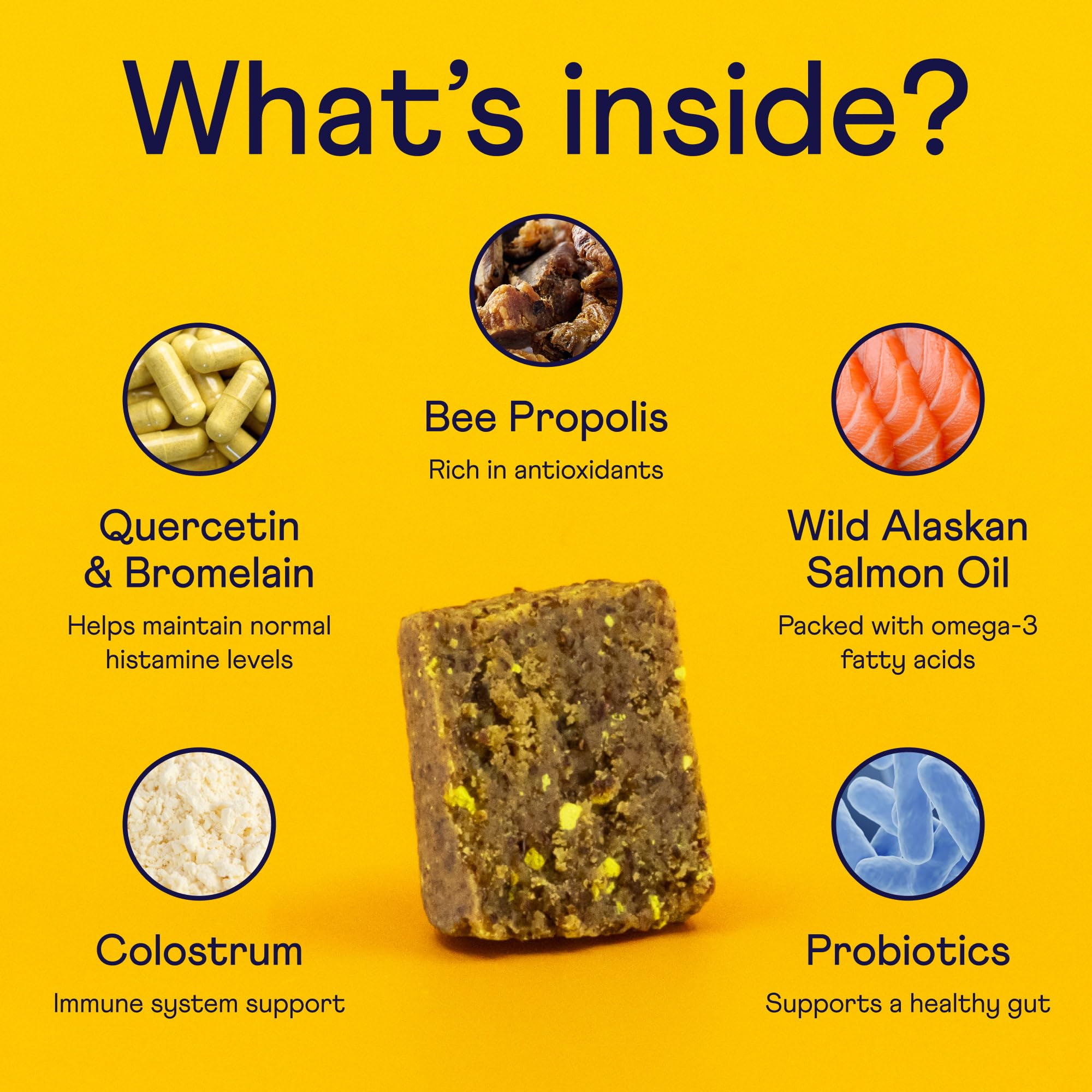 Finn Allergy & Itch for Dogs | Daily Support for Itchy Skin, Immune Health & Seasonal Allergies from Colostrum, Bee Propolis + Probiotics | 90 Soft Chews