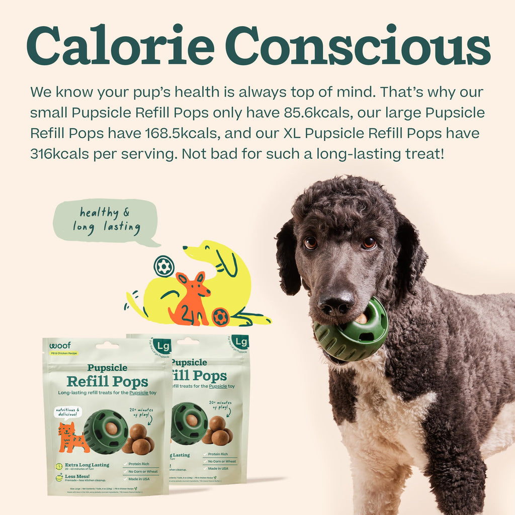 Woof Pupsicle Pops - Premade Long Lasting Dog Pupsicle Pop Treats